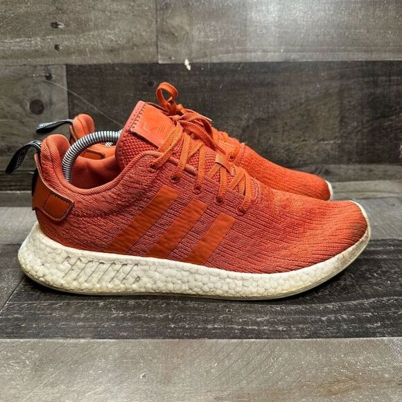 Adidas Men's Size 11.5 NMD R2 Sneakers Future Harvest Orange Athletic Shoes Adidas Men's Size 11.5 NMD R2 Sneakers Future Harvest Orange Athletic Shoes